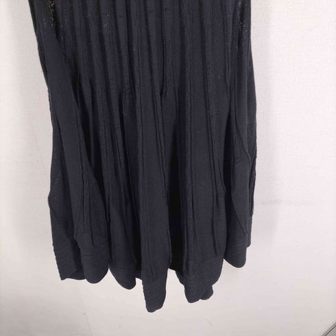 ダブルスタンダードクロージング DOUBLE STANDARD CLOTHING Sov. アイレット透かし編みドライクール ノースリーブワンピース レディース  38